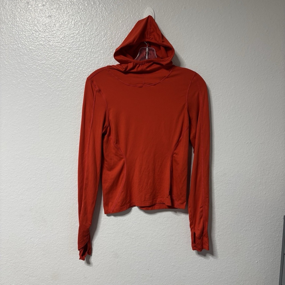 Free People Movement Misty Morning Base Layer Hoodie Orange XS Granola Girl